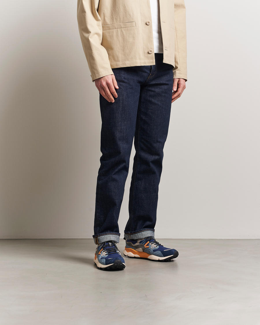 Men | Sneakers | Flower Mountain | Yamano 3 Suede/Nylon Sneaker Mixed Blue