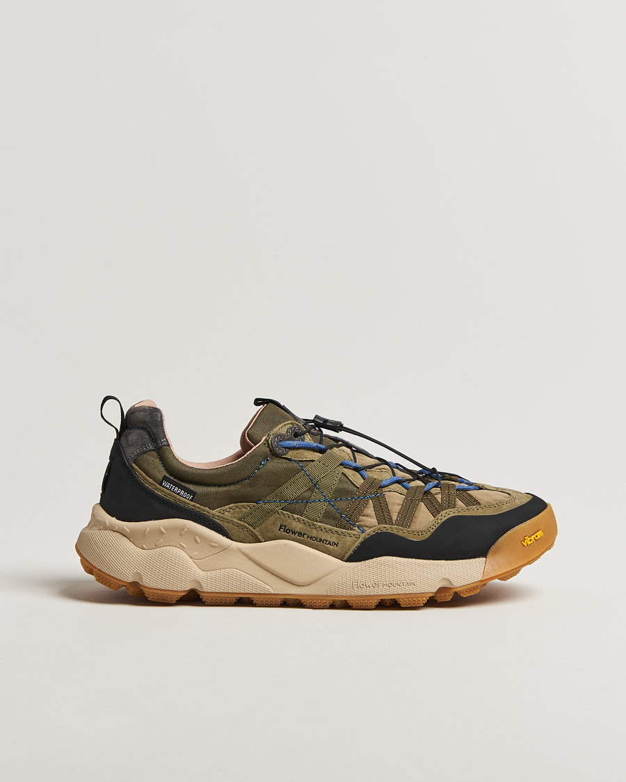 Men | Business & Beyond | Flower Mountain | Iwano 2 Suede/Nylon Trail Sneaker Green