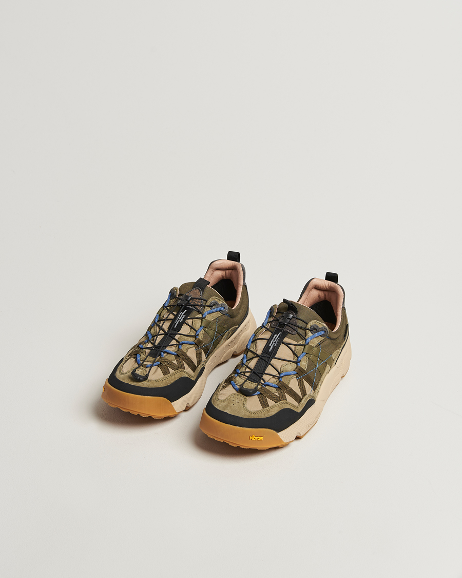 Men | Business & Beyond | Flower Mountain | Iwano 2 Suede/Nylon Trail Sneaker Green