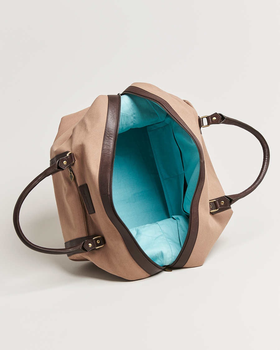 Men | Bags | Pampeano | Cabballero Large Canvas Weekend Bag Khaki