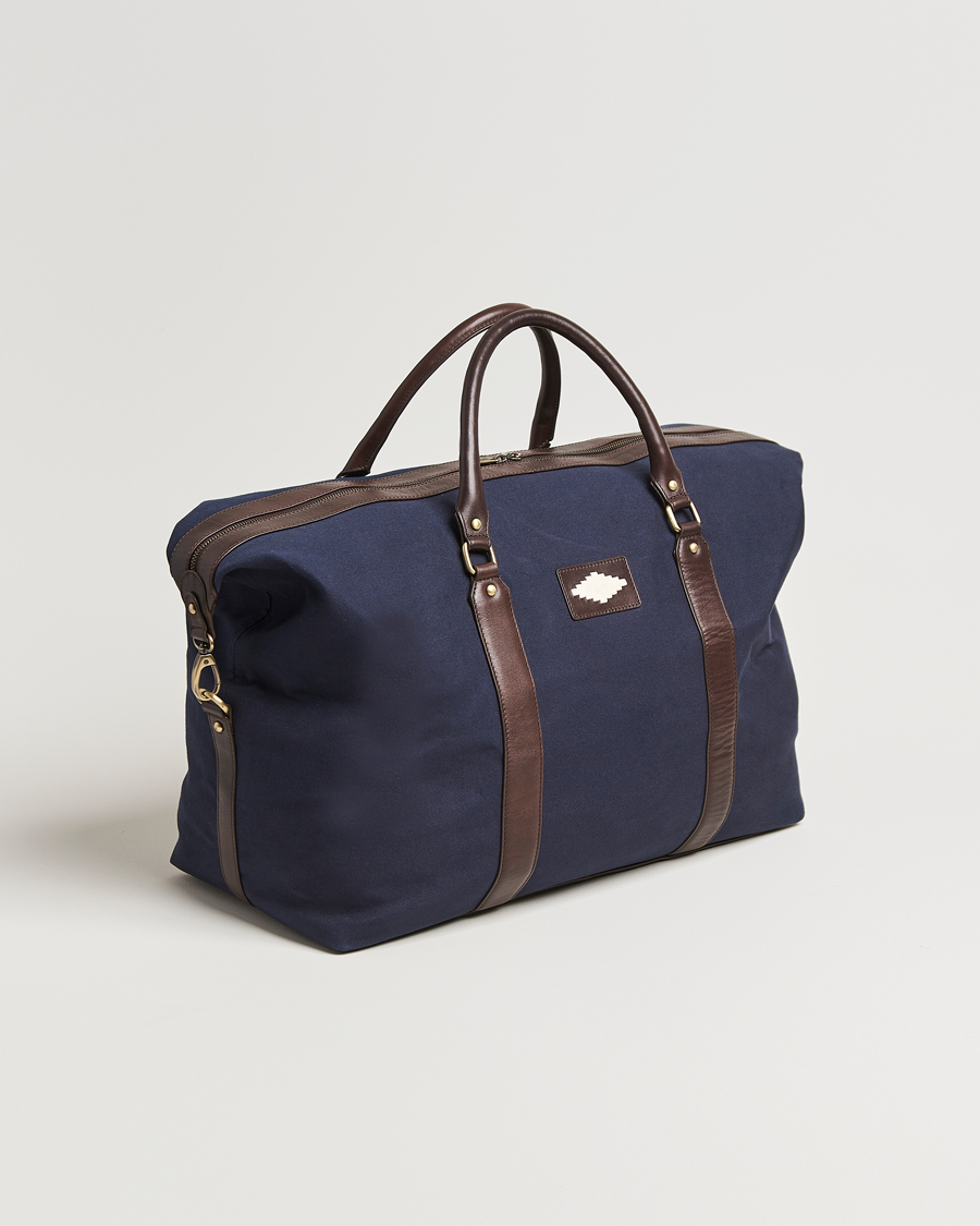 Men | Bags | Pampeano | Cabballero Large Canvas Weekend Bag Navy