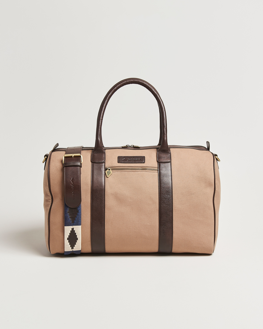 Men | Bags | Pampeano | Varon Small Canvas Weekend Bag Khaki