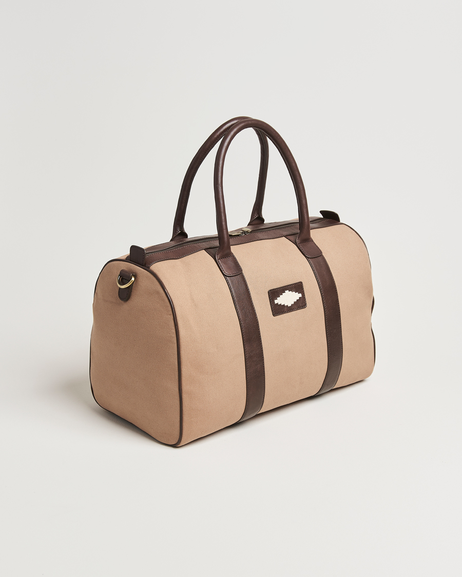 Men | Bags | Pampeano | Varon Small Canvas Weekend Bag Khaki