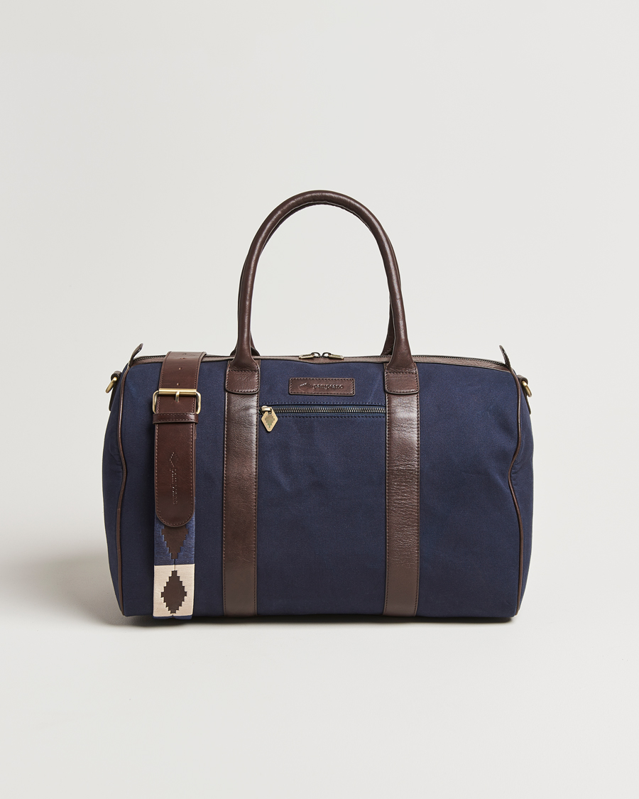 Men | Bags | Pampeano | Varon Small Canvas Weekend Bag Navy