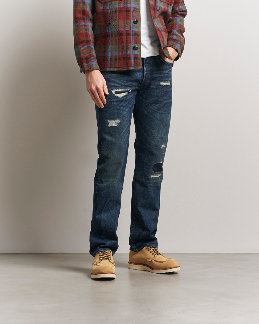 Men | Jeans | RRL | Straight Fit 5-Pocket Denim Hawley Wash