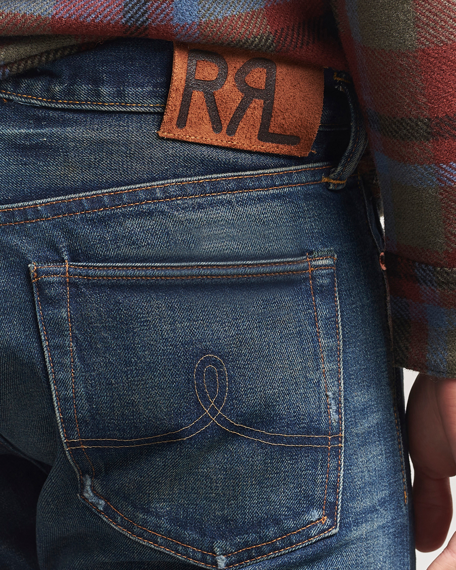 Men | Jeans | RRL | Straight Fit 5-Pocket Denim Hawley Wash