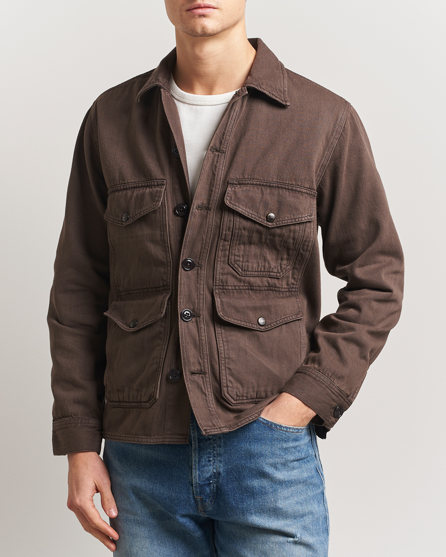 Men | Coats & Jackets | RRL | Elmore Shirt Jacket Dark Brown