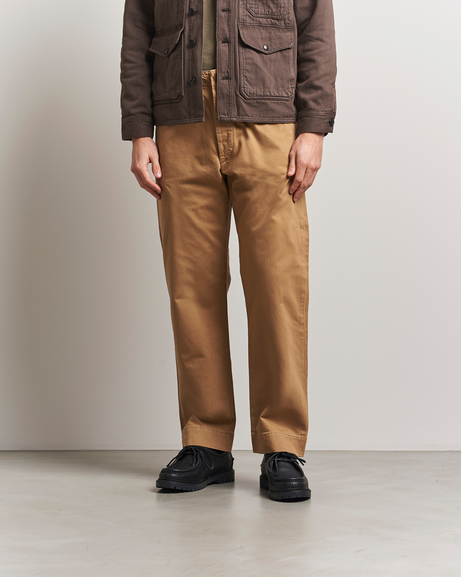 Men | Trousers | RRL | Field Chinos British Khaki