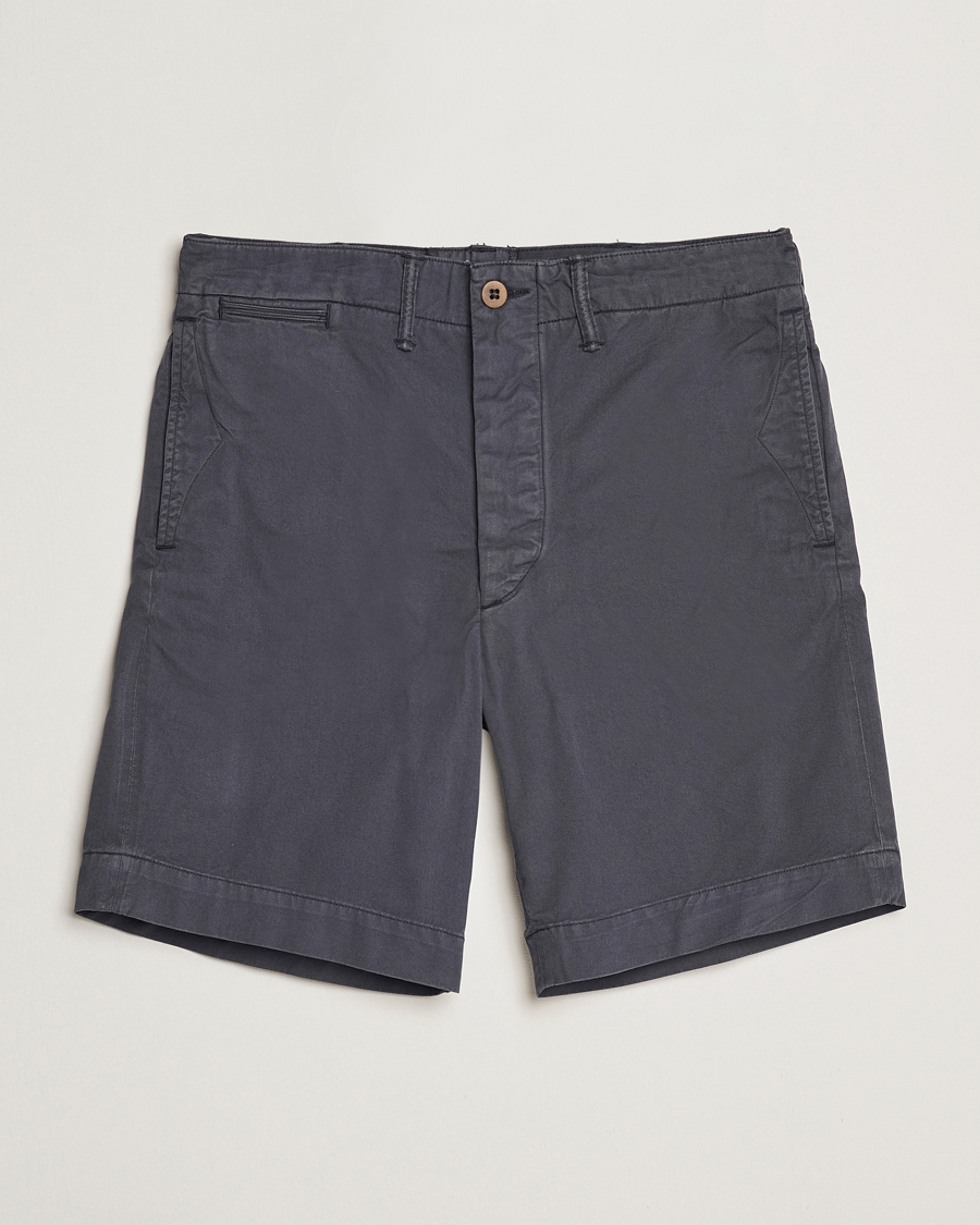 Men | Shorts | RRL | Officers Flat Shorts Navy