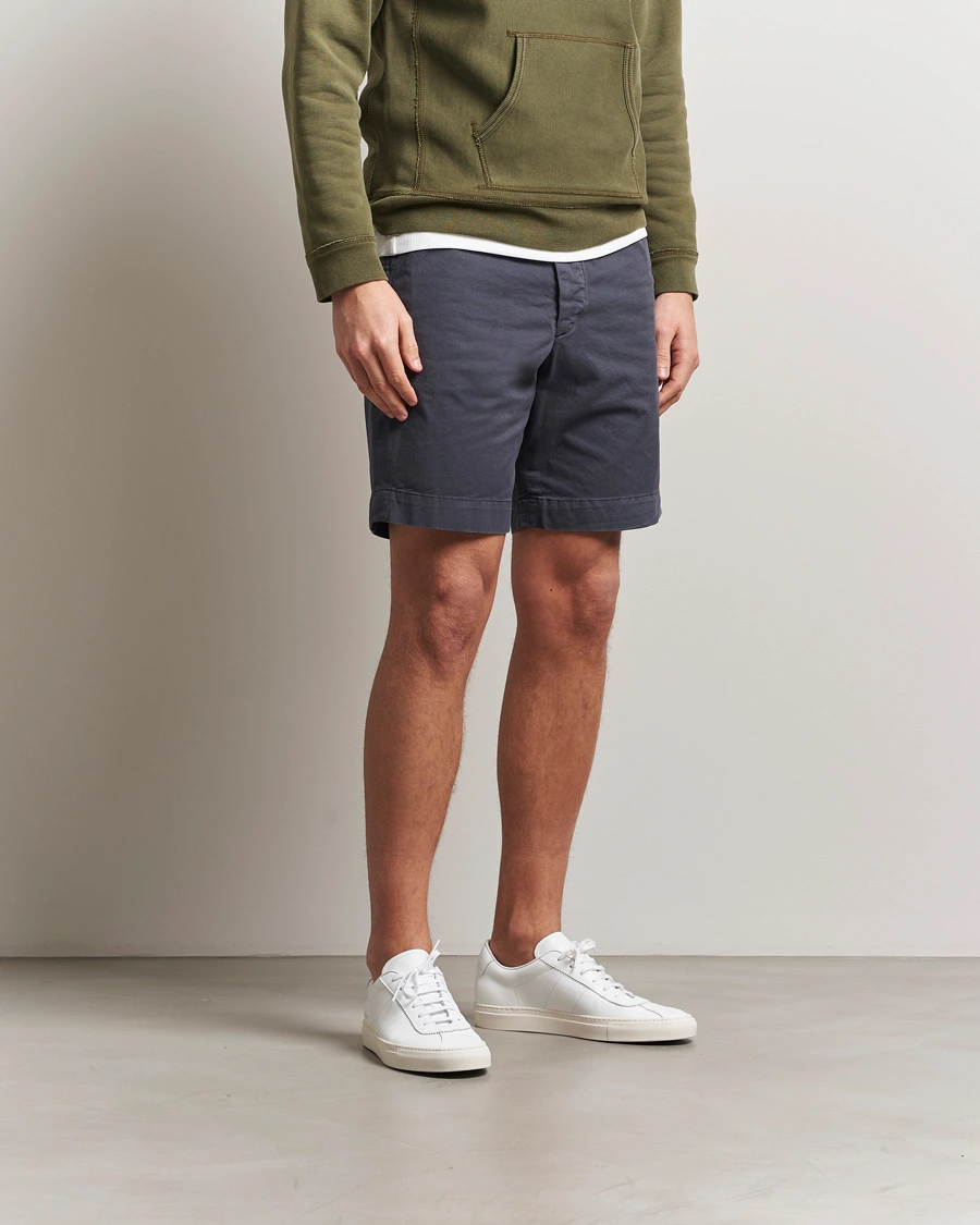 Men | Shorts | RRL | Officers Flat Shorts Navy