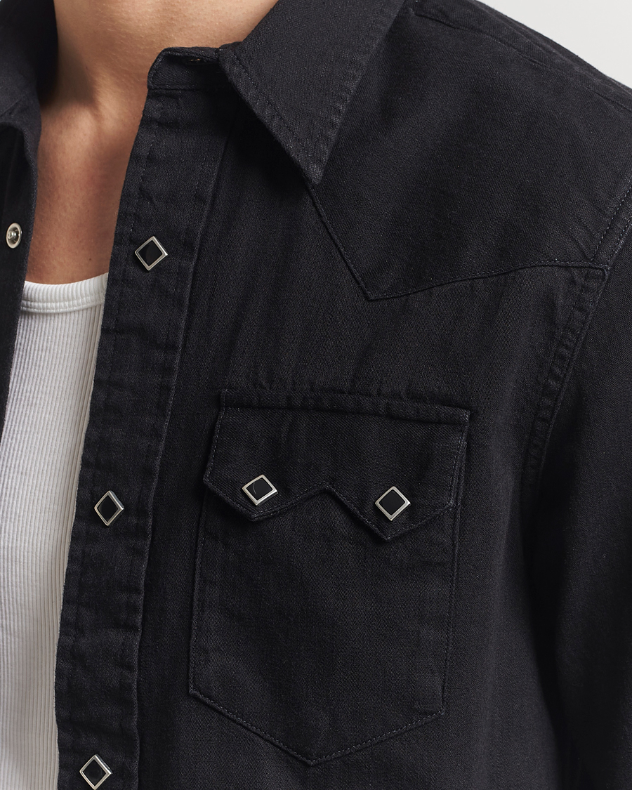 Men | Shirts | RRL | Sawtooth Western Shirt Black