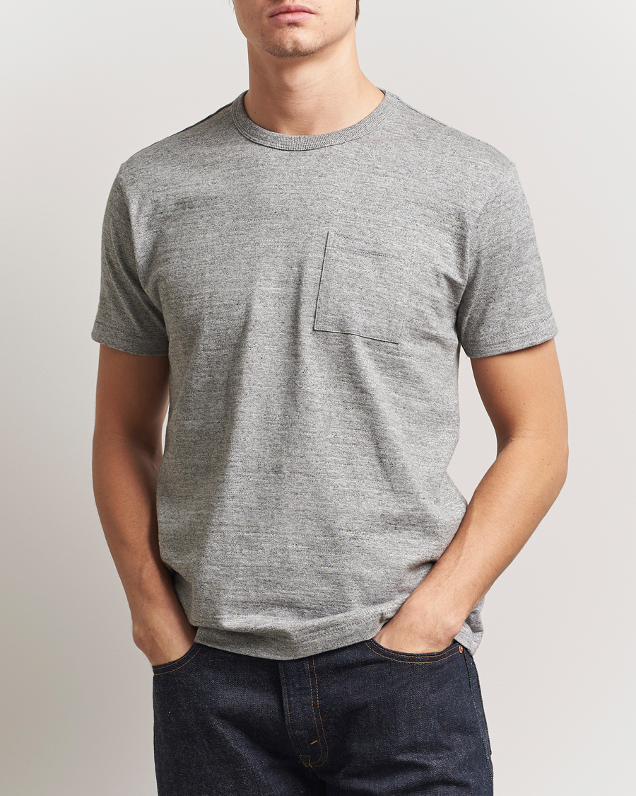 Men | T-Shirts | RRL | 2-Pack Pocket Tee Grey Heather