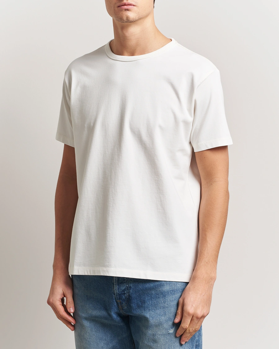 Men | T-Shirts | RRL | Heavy Weight Tee Warm White