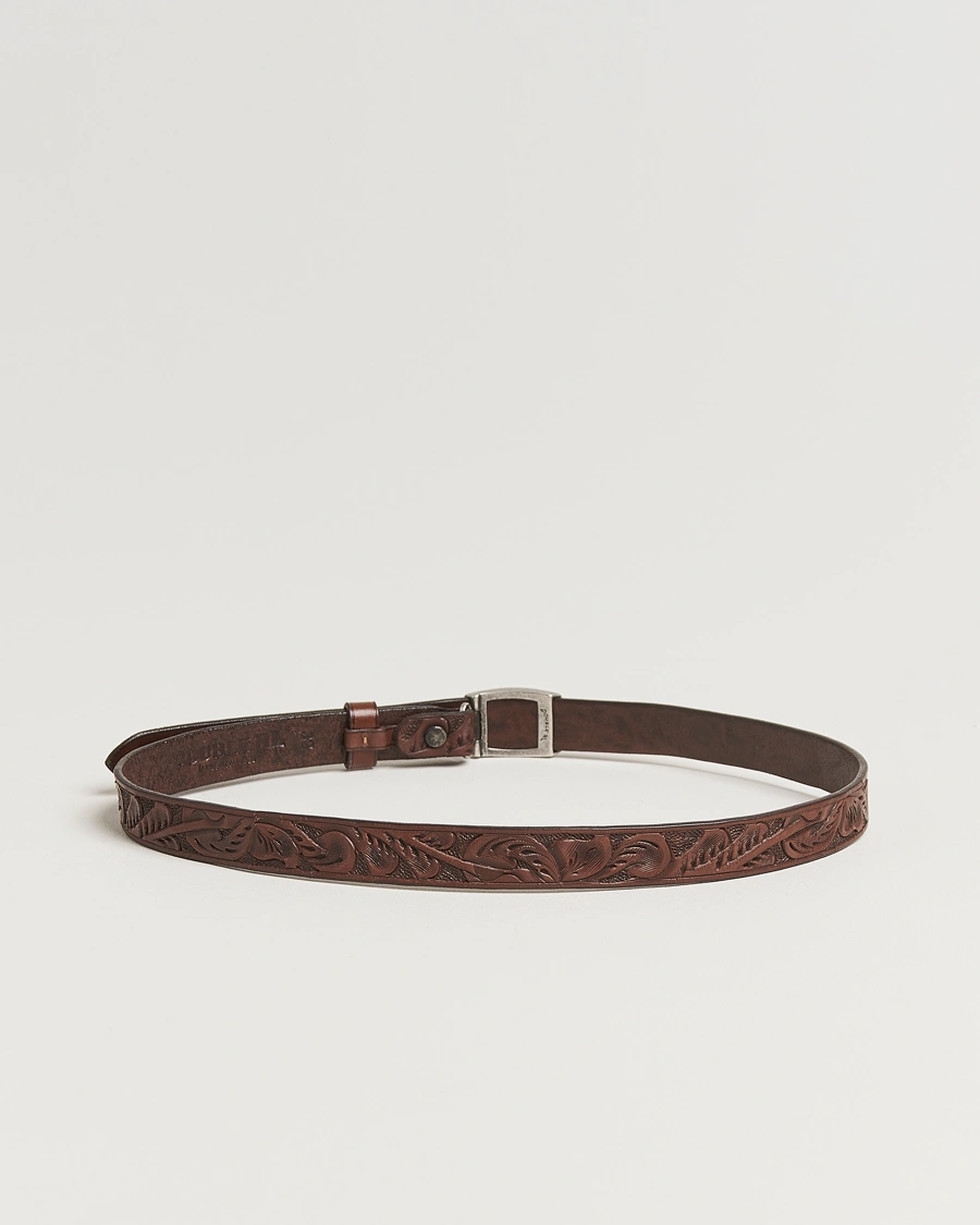 Men | Belts | RRL | Coleman Belt Brown