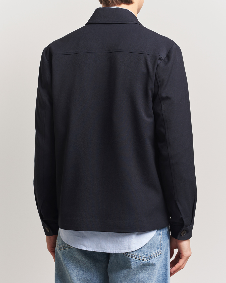Men | Shirts | LES DEUX | Marsielle Hybrid Jacket Dark Navy