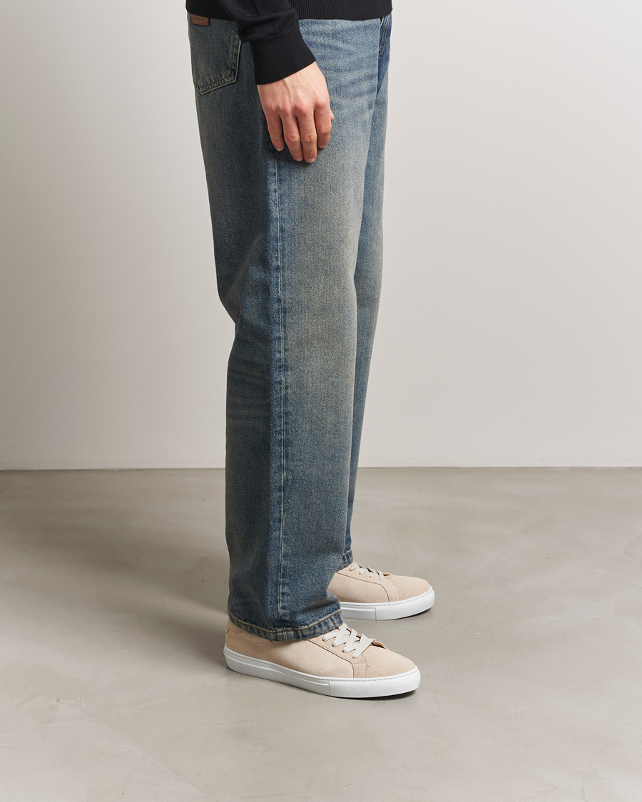 Men | Sneakers | LES DEUX | Theodor Suede Sneakers Ivory