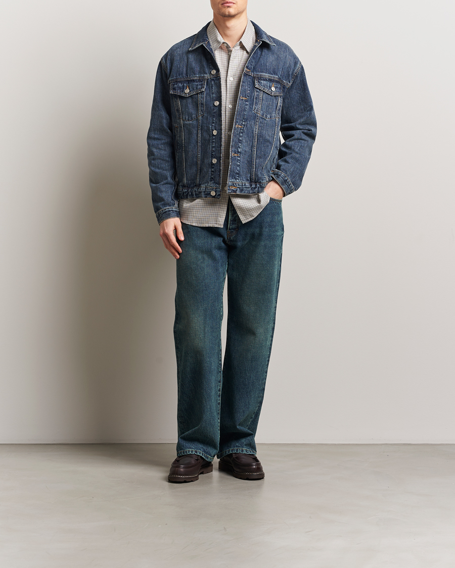 Men | Coats & Jackets | Jeanerica | Joe Denim Jacket Dark Blue Righe