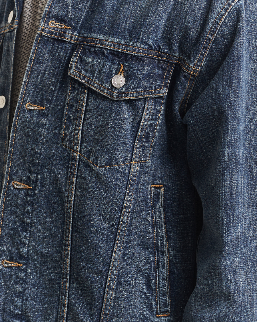 Men | Coats & Jackets | Jeanerica | Joe Denim Jacket Dark Blue Righe