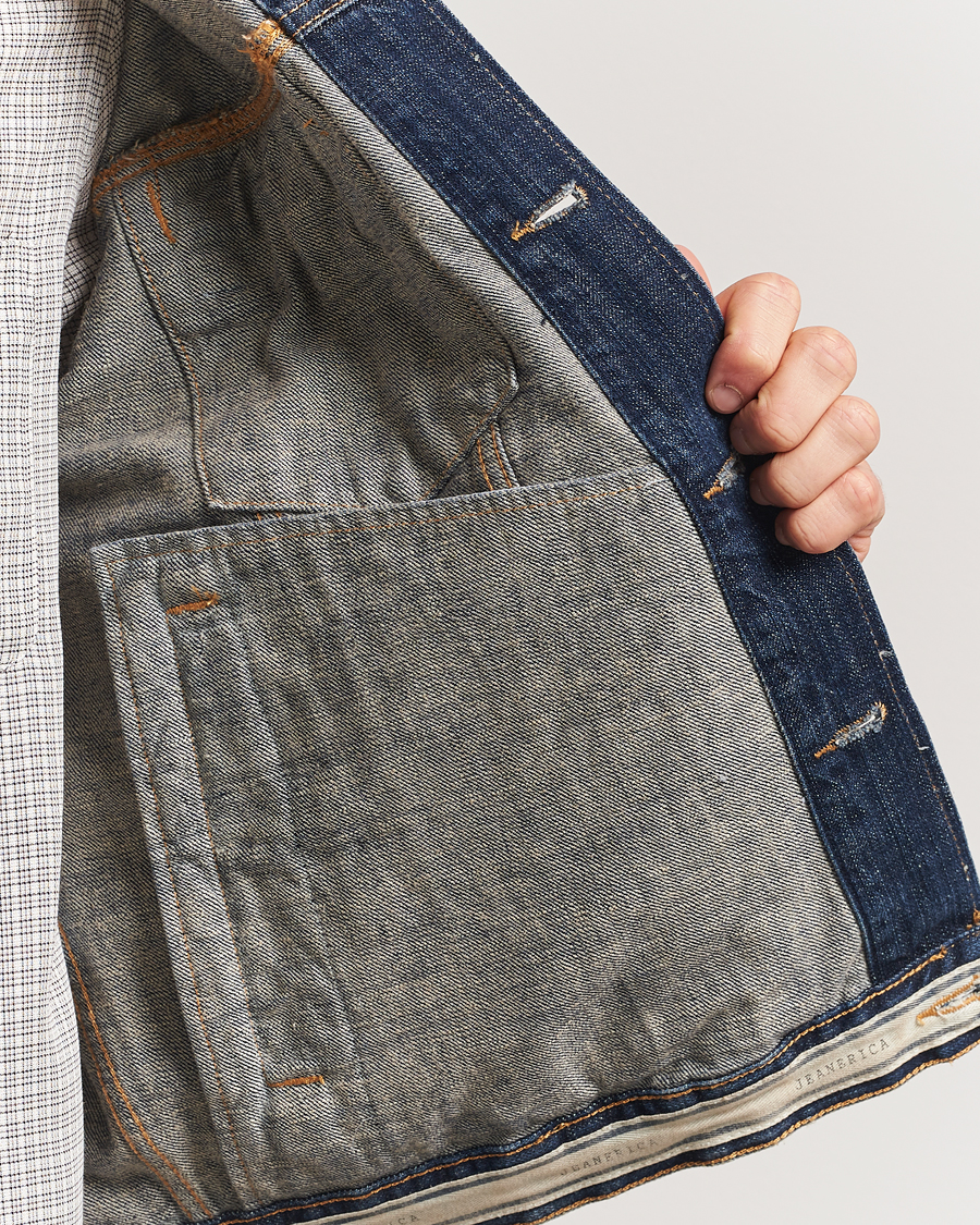 Men | Coats & Jackets | Jeanerica | Joe Denim Jacket Dark Blue Righe