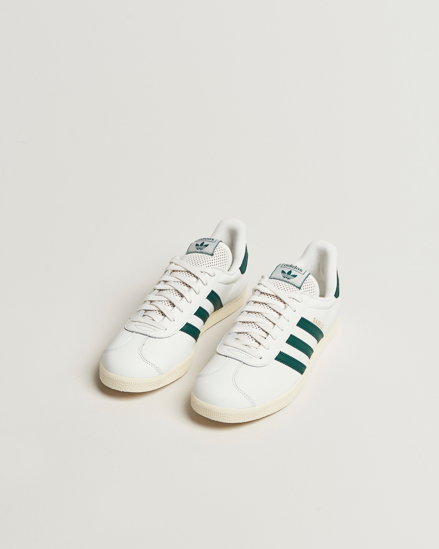 Men | Sneakers | adidas Originals | Gazelle Leather Sneaker White/Green