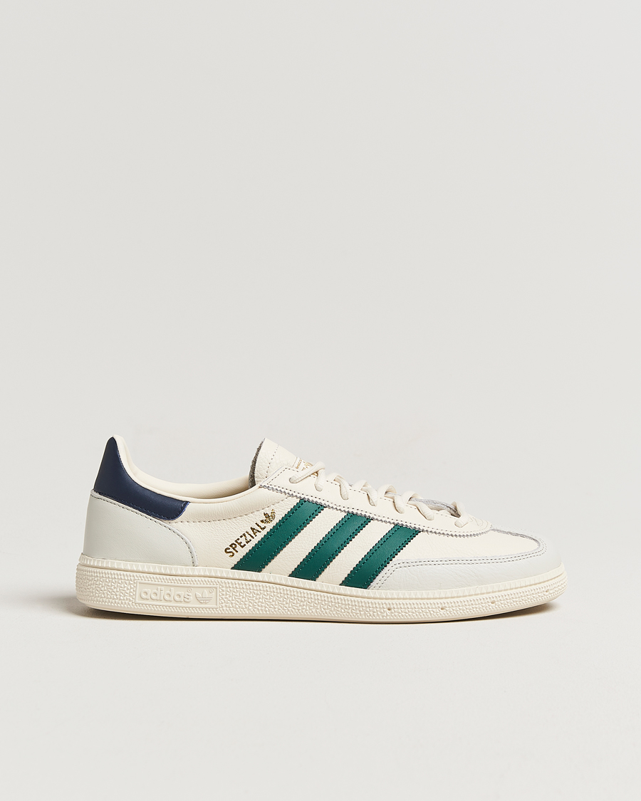 Men | Sneakers | adidas Originals | Handball Spezial Leather Sneaker White/Green/Blue