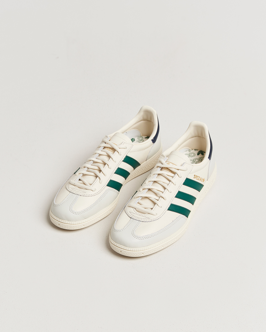 Men | Sneakers | adidas Originals | Handball Spezial Leather Sneaker White/Green/Blue