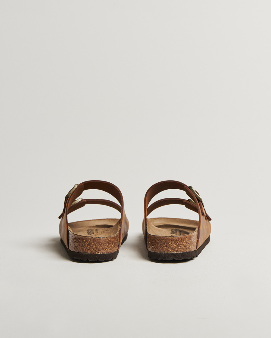 Men | Sandals & Slides | BIRKENSTOCK | Arizona Classic Footbed Cognac Oiled Leather