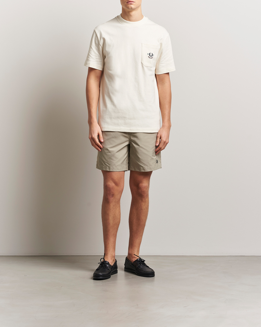 Men | Swimwear | Fred Perry | Classic Swimshorts Warm Grey
