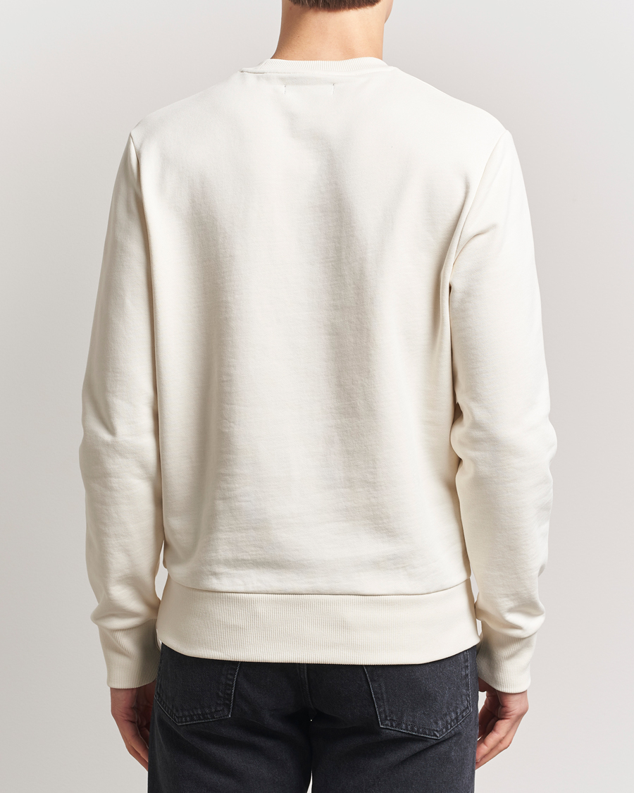 Men | Sweaters & Knitwear | Fred Perry | Embroidered Champion Sweatshirt Ecru