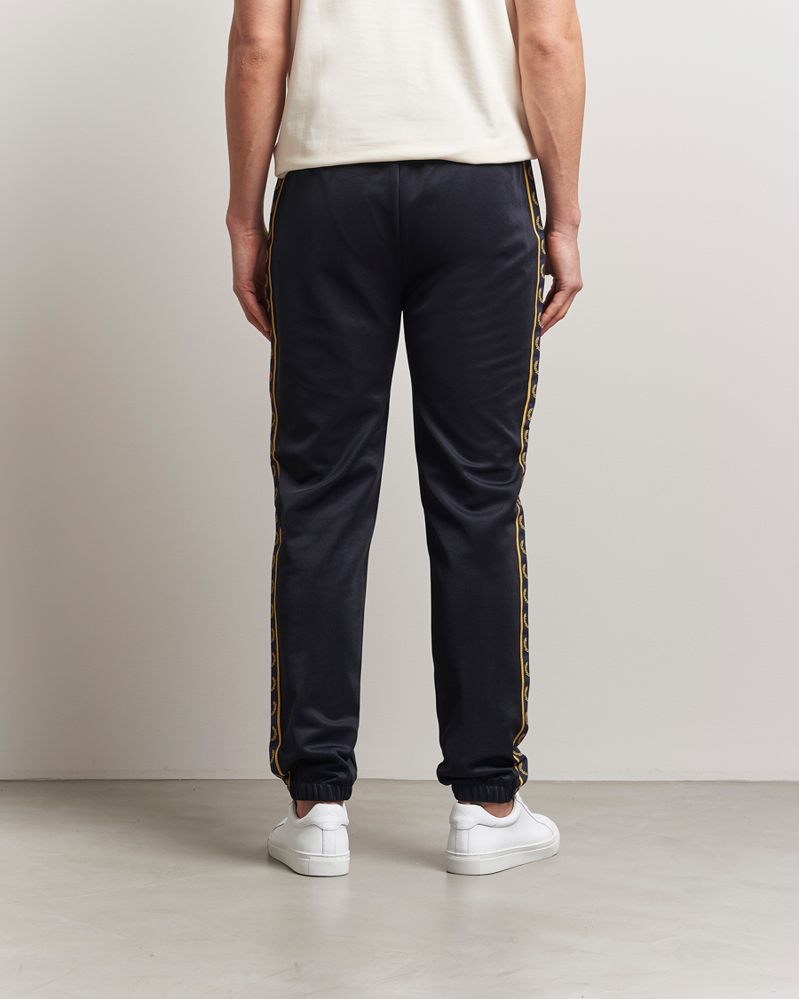 Men | Trousers | Fred Perry | Taped Track Pants Navy