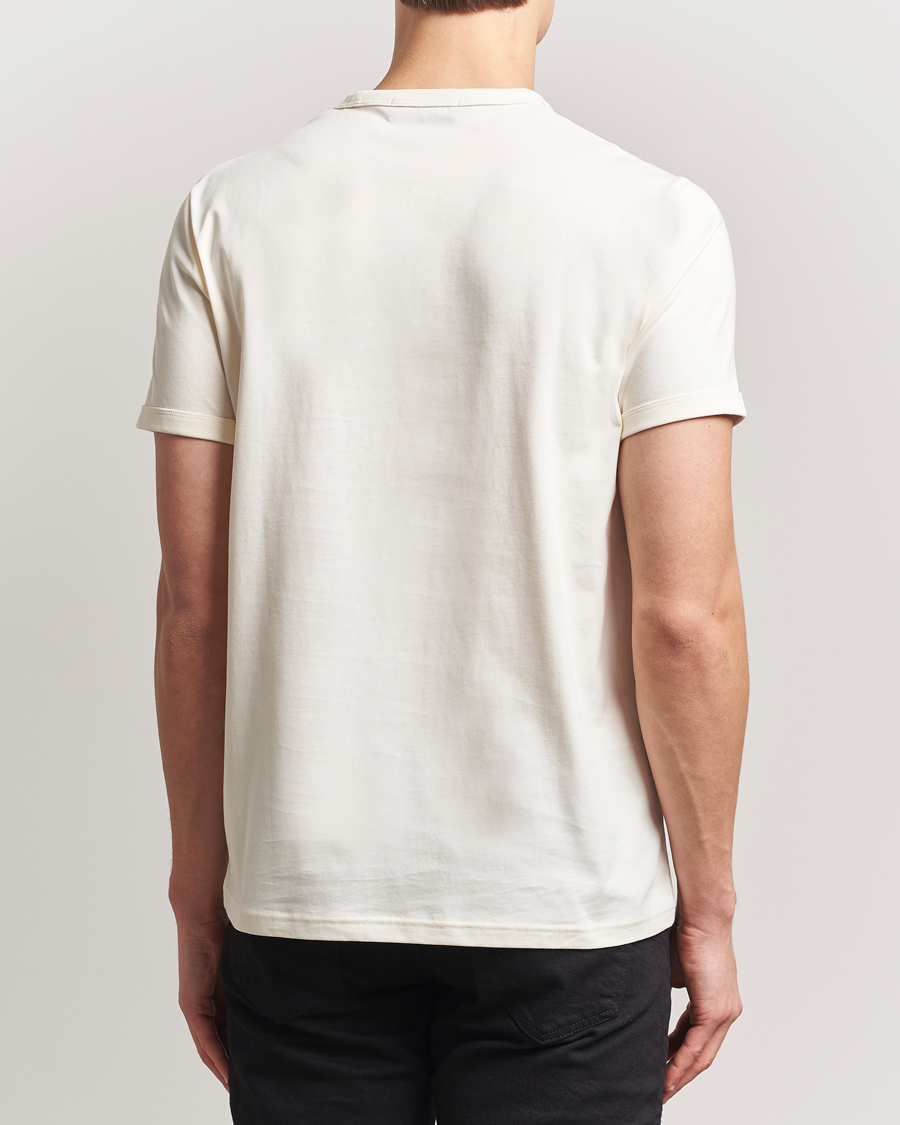 Men | T-Shirts | Fred Perry | Ringer T-Shirt Ecru