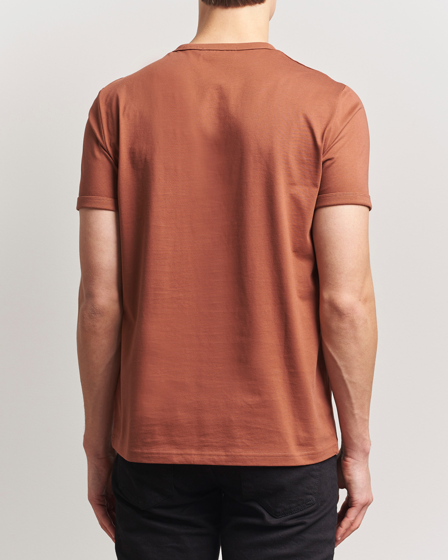 Men | T-Shirts | Fred Perry | Ringer T-Shirt Cinnamon Brown