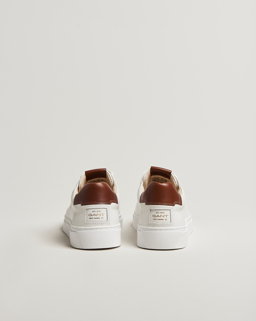 Men | Sneakers | GANT | Mc Julien Leather Sneaker White/Cognac