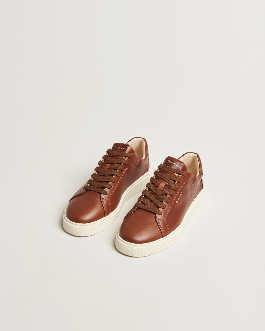 Men | Sneakers | GANT | Mc Julien Leather Sneaker Cognac