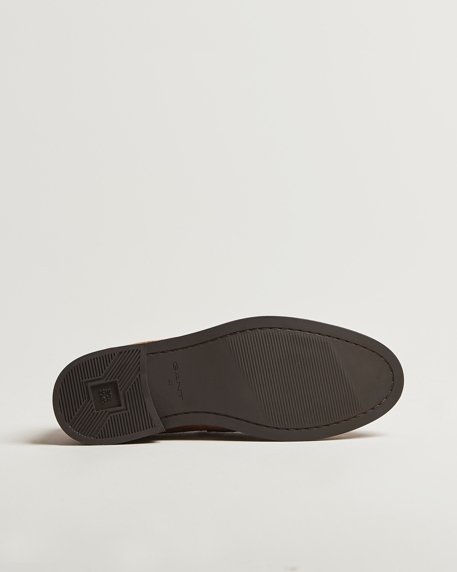Men | Loafers | GANT | Lozham Suede Loafer Cognac