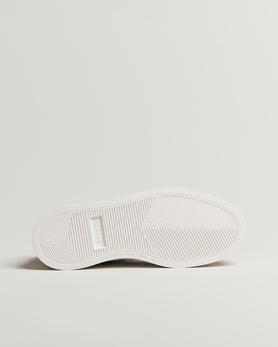 Men | Sneakers | GANT | Cuzmoon Leather Sneaker White/Marine