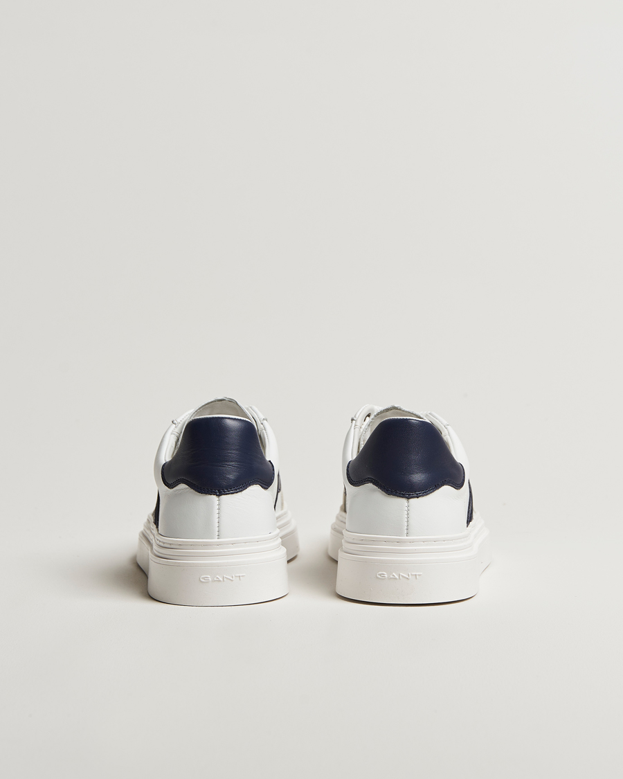 Men | Sneakers | GANT | Cuzmoon Leather Sneaker White/Marine