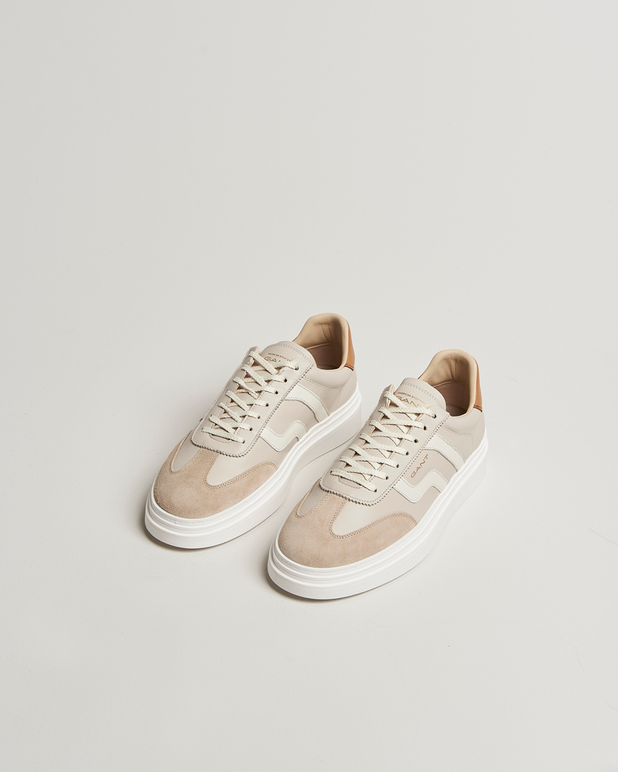 Men | Sneakers | GANT | Cuzmoon Leather Sneaker Beige/Cream