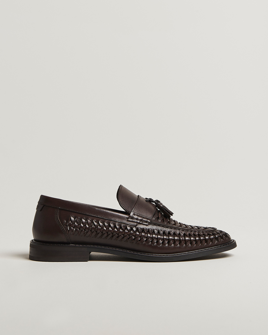 Men | Loafers | GANT | Lozham Braided Tassle Loafer Dark Brown