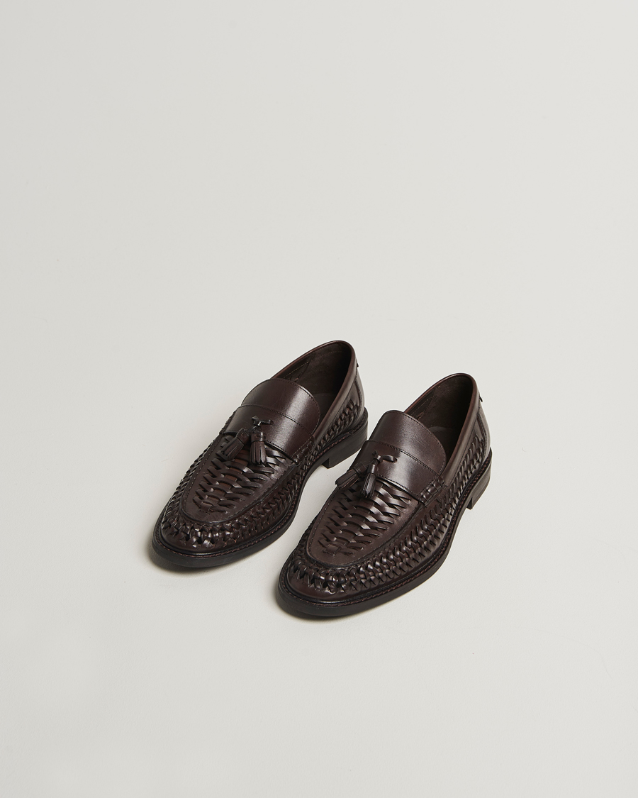 Men | Loafers | GANT | Lozham Braided Tassle Loafer Dark Brown