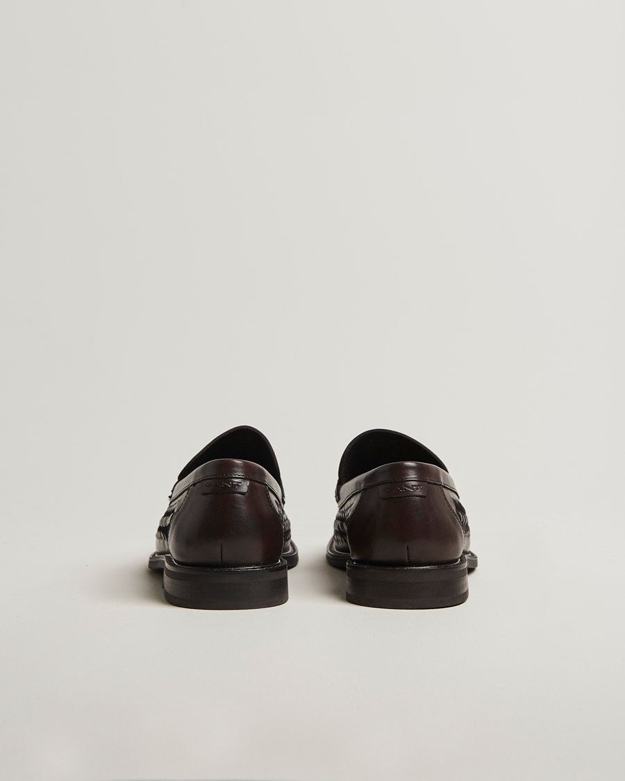 Men | Loafers | GANT | Lozham Braided Tassle Loafer Dark Brown