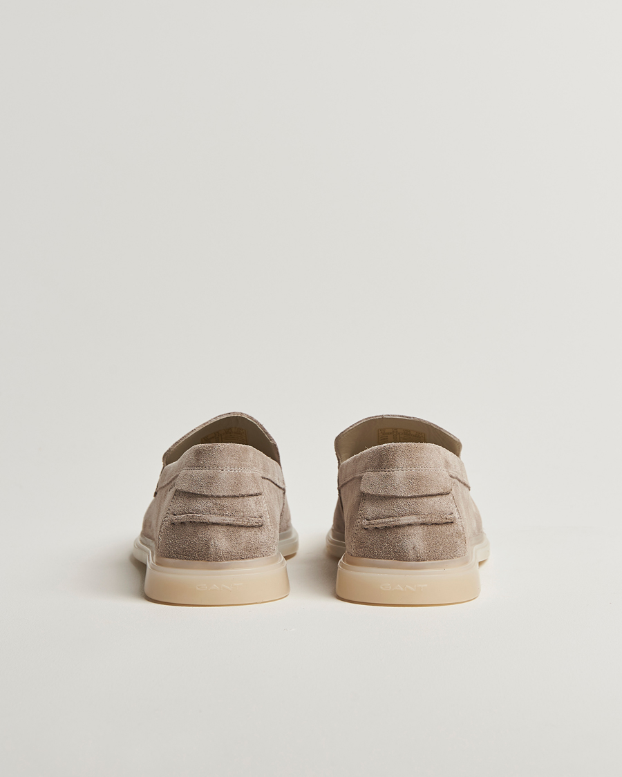 Men | Loafers | GANT | Boery Suede Loafer Taupe