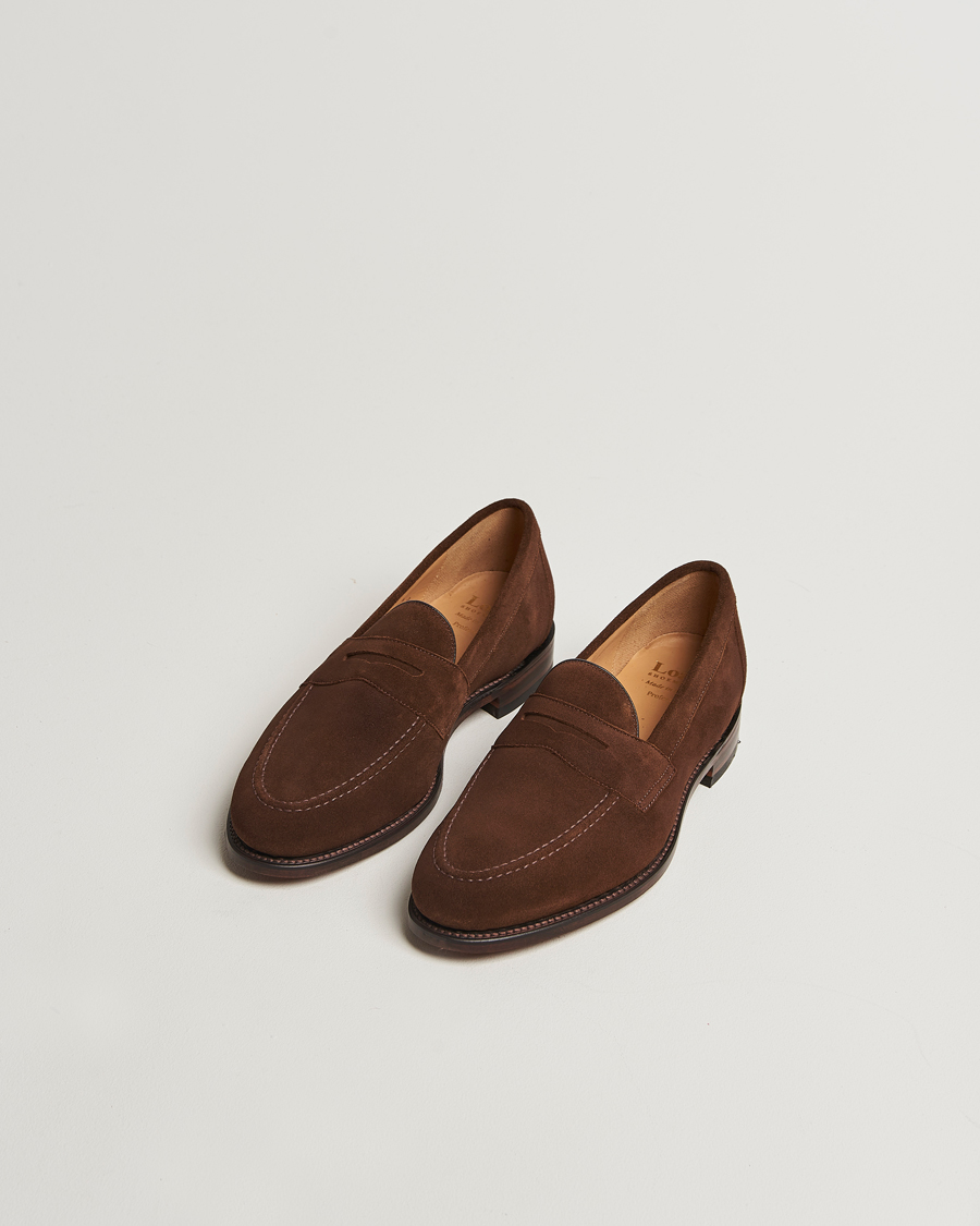 Men | Loafers | Loake Shoemakers | Imperial Suede Loafers Brown