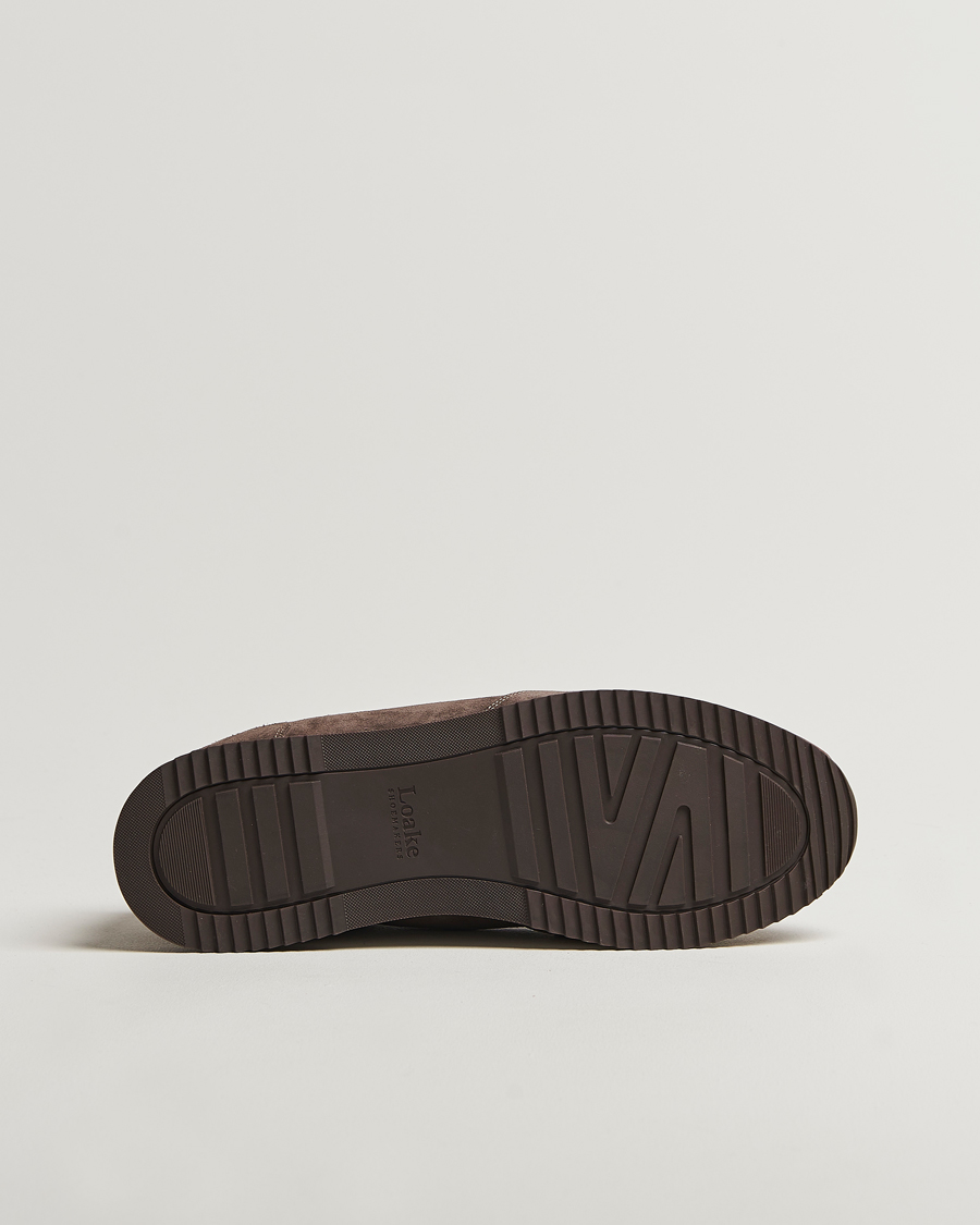 Men | Sneakers | Loake 1880 | Bannister Running Sneaker Anthracite Suede