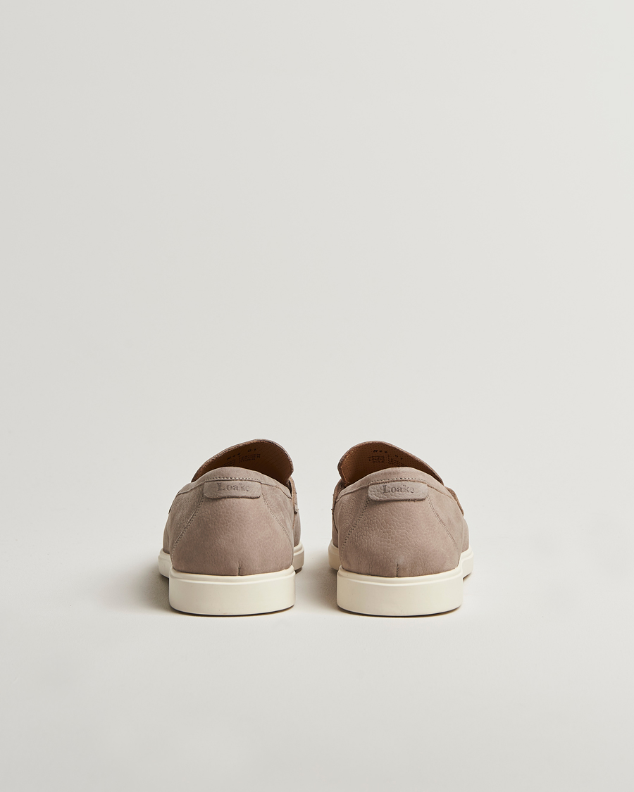 Men | Loafers | Loake 1880 | Como Nubuck Loafers Grey