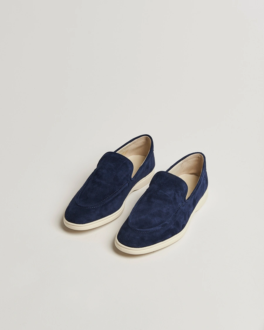 Men | Loafers | CQP | Debonair Suede Loafers Navy