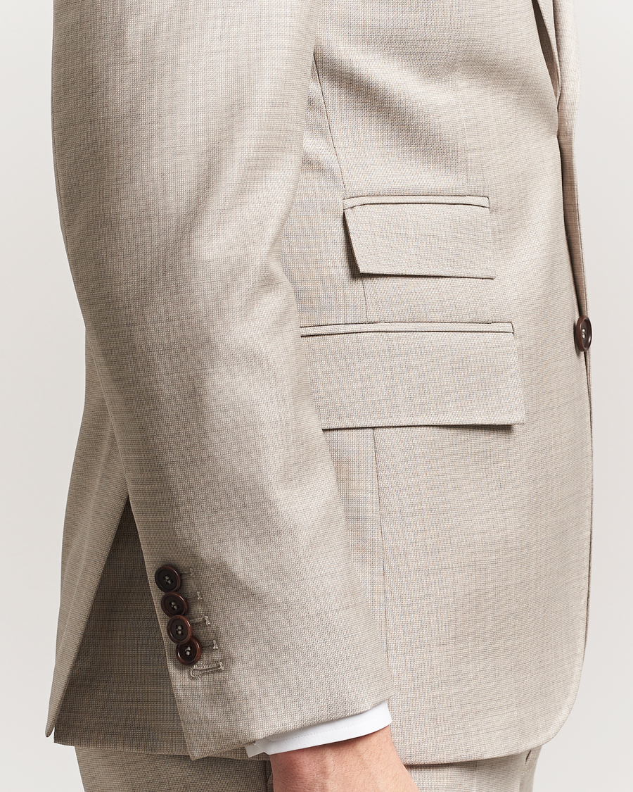 Men | Blazers | Morris Heritage | Prestige Structured Suit Blazer Beige
