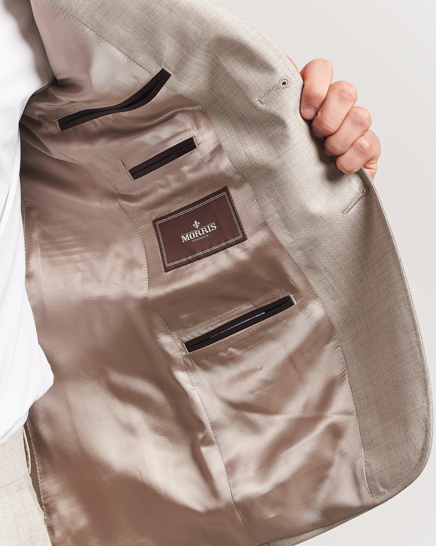 Men | Blazers | Morris Heritage | Prestige Structured Suit Blazer Beige