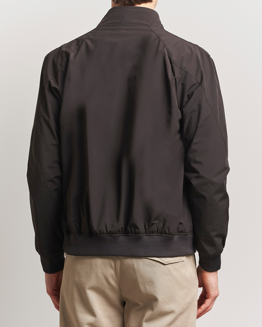 Men | Coats & Jackets | Oscar Jacobson | Bomber Nylon Jacket Brown