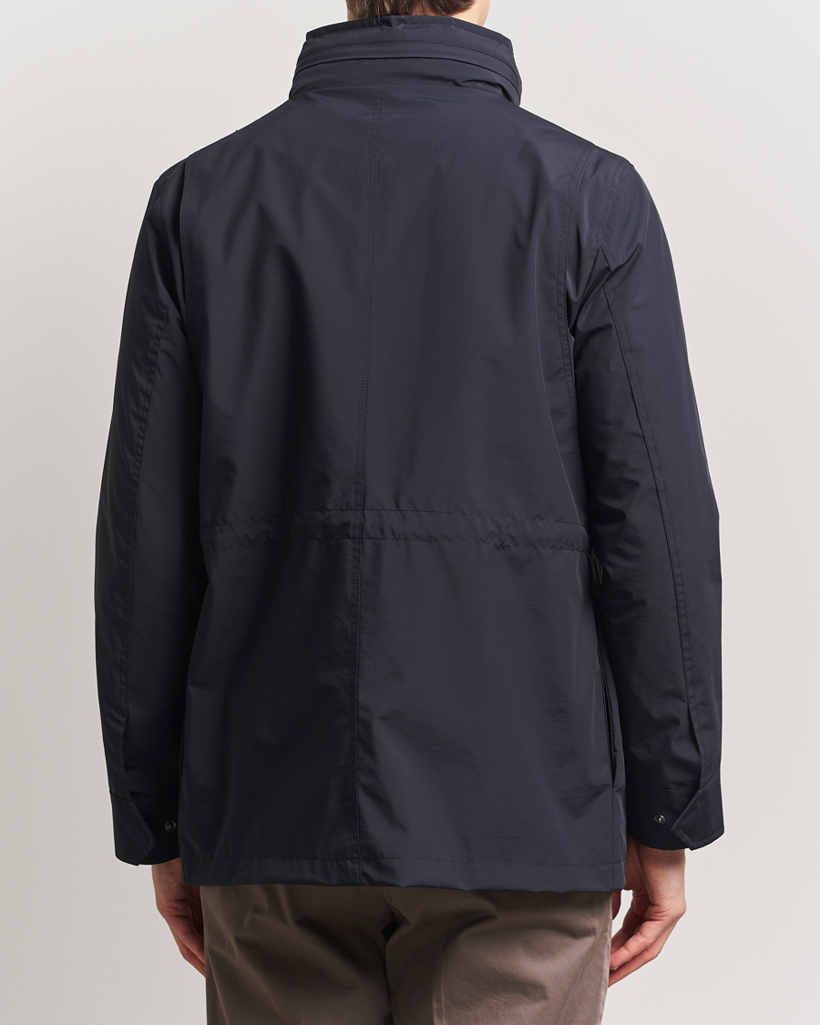 Men | Coats & Jackets | Oscar Jacobson | M65 Nylon Field Jacket Navy